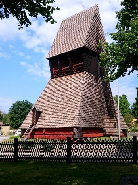 Glockenturm der Ljusnarsbergs Kirche